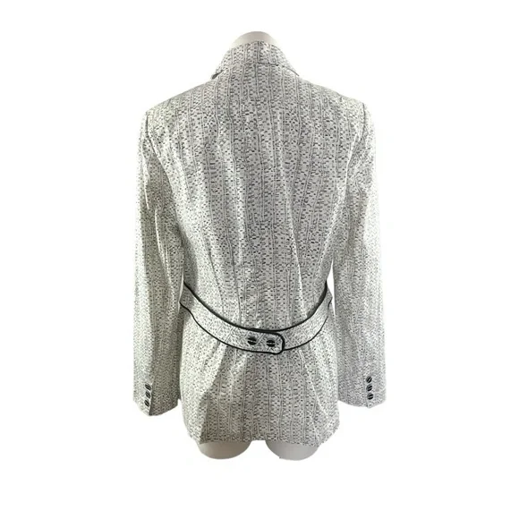 Cabi Black and White Carol Anderson By Invitation Code Blazer Jacket Nwt - Picture 15 of 16